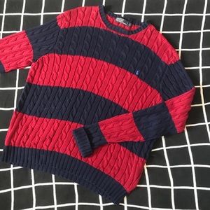 Polo chunky knit sweater